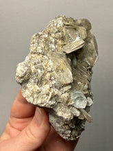 Load image into Gallery viewer, Premium Aquamarine with Mica on Matrix  Collector Mineral Specimen – Nagar Valley, Pakistan
