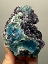 Load image into Gallery viewer, High-Grade Rare Purple-Green-Blue Cubic Fluorite | Cabinet Mineral Collector Specimen | Zhejiang Province, China
