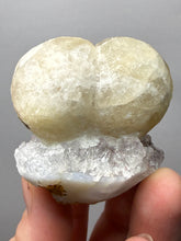 Load image into Gallery viewer, Rare Botryoidal Yellow Fluorite on Quartz Matrix  Collector Mineral Specimen – Maharashtra, India
