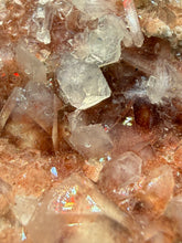 Load image into Gallery viewer, Pink Apophyllite on Red &amp; Green Heulandite – Deccan Traps, Maharashtra, India
