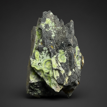 Load image into Gallery viewer, High-Grade Green Wavellite Collectors Specimen - Radiating Botryoidal Crystal Formation - Arkansas, USA
