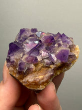 Load image into Gallery viewer, Premium Hematite-Phantom Deep Magenta Ametrine Cluster | Deccan Traps, India | Collector Mineral Specimen
