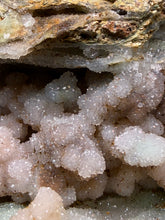 Load image into Gallery viewer, 7” Druzy Mint Green Smithsonite Cluster — Indonesia | Collector Mineral Specimen
