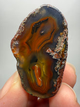 Load image into Gallery viewer, Polished Malawi Agate Half – African Banded Agate Display Specimen
