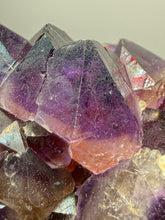 Load image into Gallery viewer, Premium Hematite-Phantom Deep Magenta Ametrine Cluster | Deccan Traps, India | Collector Mineral Specimen
