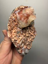 Load image into Gallery viewer, Rare Red Druzy Apophyllite with Red Stilbite Cluster | India | Collector Mineral Specimen
