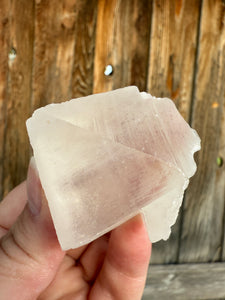 White Scalenohedral Gem Calcite • Maharashtra, India