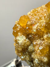 Load image into Gallery viewer, Hessonite Garnet Cluster on Matrix – Natural Collector Specimen from Pakistan | High-Grade Orange-Red Garnet Crystals
