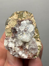 Load image into Gallery viewer, Lustrous Apophyllite over Red Heulandite (Zeolite Pocket) — Deccan Traps, Maharashtra, India
