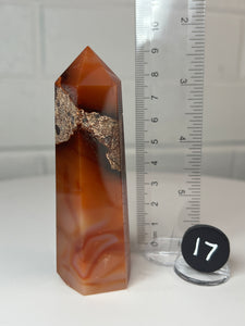 Carnelian (Red and Orange) Obelisk Tower