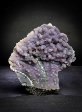 Load image into Gallery viewer, Indonesian Grape Agate (Radial Spray Terminated Quartz) Display Specimen | Mamuju, West Sulawesi, Indonesia
