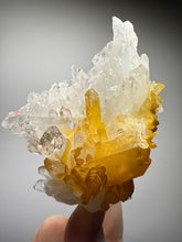 Load image into Gallery viewer, High Grade Golden Iron-Stained Himalayan Quartz Cluster | Rare Pakistan Mineral Specimen | Collector Display Crystal
