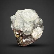 Load image into Gallery viewer, Lustrous Apophyllite over Red Heulandite (Zeolite Pocket) — Deccan Traps, Maharashtra, India
