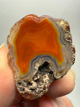 Load image into Gallery viewer, Polished Malawi Agate Half – High-Grade African Banded Agate Display Specimen
