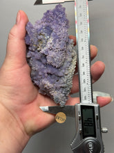 Load image into Gallery viewer, 4.9” Indonesian Grape Agate (Radial Spray Terminated Quartz) Display Specimen | Mamuju, West Sulawesi, Indonesia
