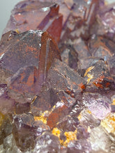 Load image into Gallery viewer, Premium Hematite-Phantom Deep Magenta Ametrine Cluster | Deccan Traps, India | Collector Mineral Specimen
