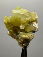 Load image into Gallery viewer, High-Grade Green Heulandite on Peach Stilbite Crystal Cluster | Deccan Traps, Maharashtra, India | Collector Mineral Specimen
