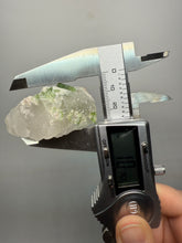 Load image into Gallery viewer, Vibrant Green Tourmaline on Quartz Crystal | Pegmatite Mineral Specimen from Pakistan
