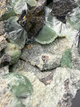 Load image into Gallery viewer, High-Grade Green Wavellite Collectors Specimen - Radiating Botryoidal Crystal Formation - Arkansas, USA
