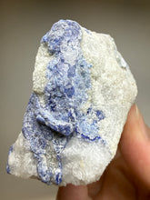 Load image into Gallery viewer, Afghan Lazurite Specimen | Deep Blue Lapis-Grade Crystal on Matrix | Collector Display Mineral

