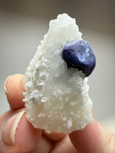 Load image into Gallery viewer, Afghan Lazurite Specimen | Deep Blue Lapis-Grade Crystal on Matrix | Collector Display Mineral
