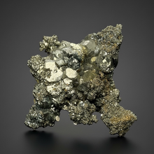 Load image into Gallery viewer, Marcasite, Pyrite &amp; Barite Cabinet Specimen | Bounhas Mine, Oumjrane, Morocco
