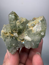 Load image into Gallery viewer, Chlorite-Included Quartz Cluster (Green Phantom Quartz) – Pakistan Mineral Specimen
