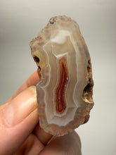 Load image into Gallery viewer, Polished Malawi Agate Half – High-Grade African Banded Agate Display Specimen
