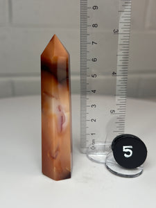 Carnelian (Red and Orange) Obelisk Tower