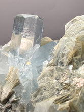 Load image into Gallery viewer, Premium Aquamarine with Mica on Matrix  Collector Mineral Specimen – Nagar Valley, Pakistan
