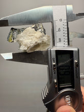 Load image into Gallery viewer, Self-healed Blue and Green Cap Stak Nala Tourmaline w Double Terminated Quartz on Cleavelandite Matrix – Haramosh Mountains, Pakistan

