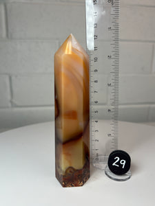 Carnelian (Red and Orange) Obelisk Tower