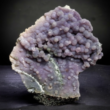 Load image into Gallery viewer, Indonesian Grape Agate (Radial Spray Terminated Quartz) Display Specimen | Mamuju, West Sulawesi, Indonesia
