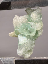 Load image into Gallery viewer, Luminous Mint Apophyllite with Glittering Druzy Sugar Quartz – India

