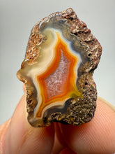 Load image into Gallery viewer, Polished Malawi Agate Half – High-Grade African Banded Agate Display Specimen
