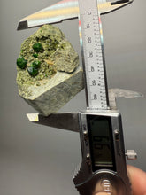 Load image into Gallery viewer, Gemmy Green Garnet on Matrix – Pakistan Collector Specimen
