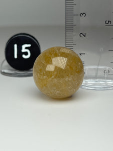 Golden Rutile Quartz (AKA Golden Angel Hair Quartz) Sphere