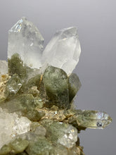 Load image into Gallery viewer, Chlorite-Included Quartz Cluster (Green Phantom Quartz) | Pakistan Mineral Specimen
