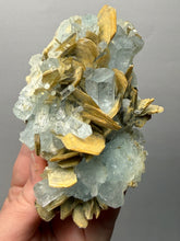 Load image into Gallery viewer, Premium Aquamarine with Mica on Matrix  Collector Mineral Specimen – Nagar Valley, Pakistan
