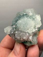 Load image into Gallery viewer, Druzy Green Apophyllite on Red &amp; Green Heulandite – Deccan Traps, Maharashtra, India
