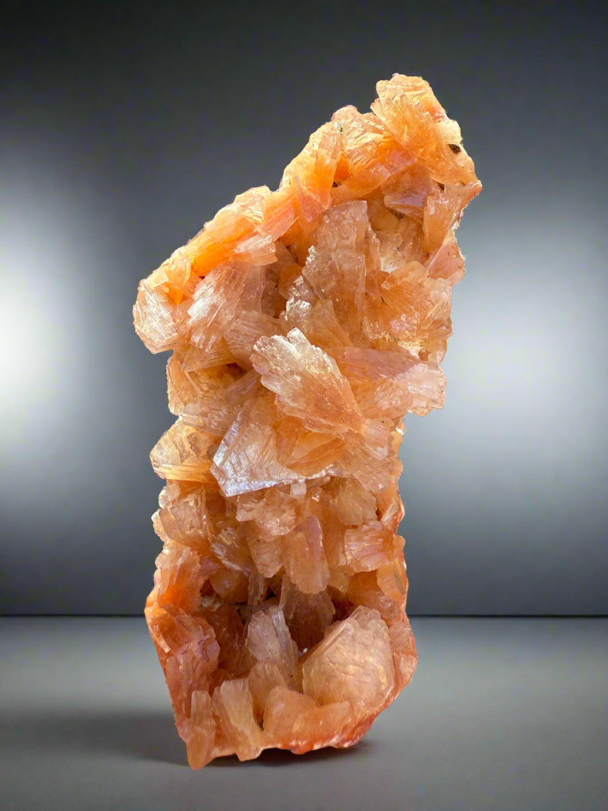 Orange Gem Heulandite • Maharashtra, India