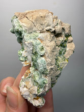 Load image into Gallery viewer, High-Grade Green Wavellite Collectors Specimen - Radiating Botryoidal Crystal Formation - Arkansas, USA
