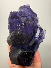 Load image into Gallery viewer, High-Grade “Tanzanite” Fluorite Cluster — Quan Zhou, Yongchun County, Fujian, China | Collector Mineral Specimen

