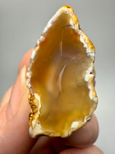 Load image into Gallery viewer, Polished Malawi Agate Half – High-Grade African Banded Agate Display Specimen

