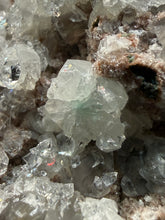 Load image into Gallery viewer, Druzy Green Apophyllite with Druzy Red &amp; Green Heulandite – Deccan Traps, Maharashtra, India
