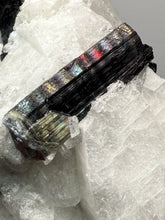 Load image into Gallery viewer, Dark Green Cap Stak Nala Tourmaline with Cleavelandite Matrix – Haramosh Mountains, Pakistan
