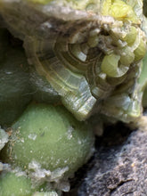 Load image into Gallery viewer, High-Grade Green Wavellite Collectors Specimen - Radiating Botryoidal Crystal Formation - Arkansas, USA
