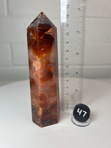 Carnelian (Red and Orange) Obelisk Tower