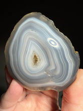 Load image into Gallery viewer, Rare Midnight Muse Parallax Agate – Madhya Pradesh, India | Farmer-Found, Natural Chalcedony

