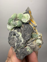 Load image into Gallery viewer, High-Grade Green Wavellite Collectors Specimen - Radiating Botryoidal Crystal Formation - Arkansas, USA
